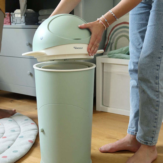 Kindsgut Kindsgut Whale Waste Bin for Diapers Green