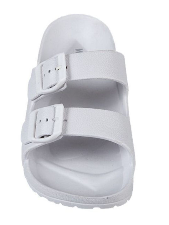 Women's Slides White