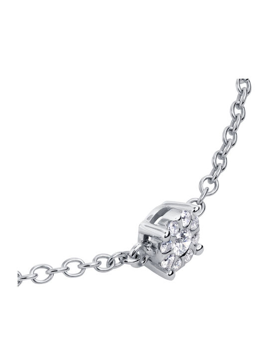 57emozioni Femeie Brățară din Aur alb 18K cu Diamant