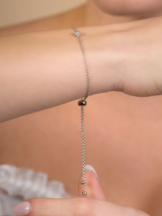 57emozioni Femeie Brățară din Aur alb 18K cu Diamant