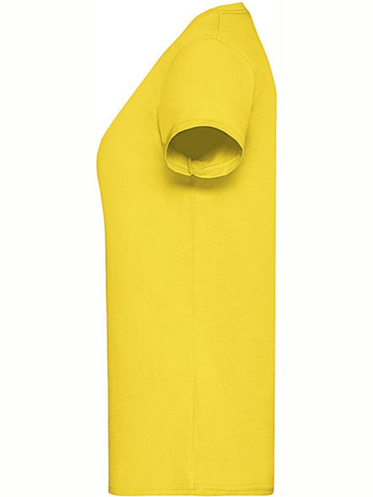 Fruit of the Loom Valueweight T Men's Short Sleeve Promotional T-Shirt Yellow