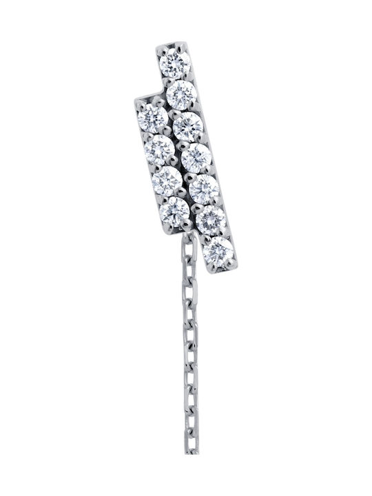 57emozioni Cercei din White Gold cu Diamant
