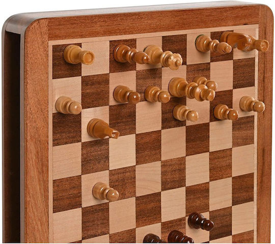 Home Esprit Magnetisch Schach aus Holz 25.5x25.5cm