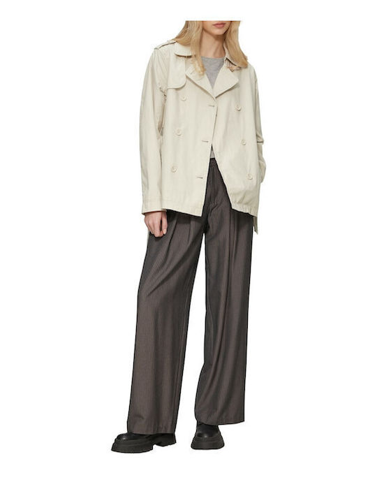 Damen Beige Trenchcoat