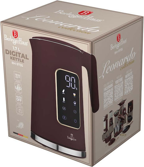 Berlinger Haus Reisekessel 1.7Es 2200W Rot