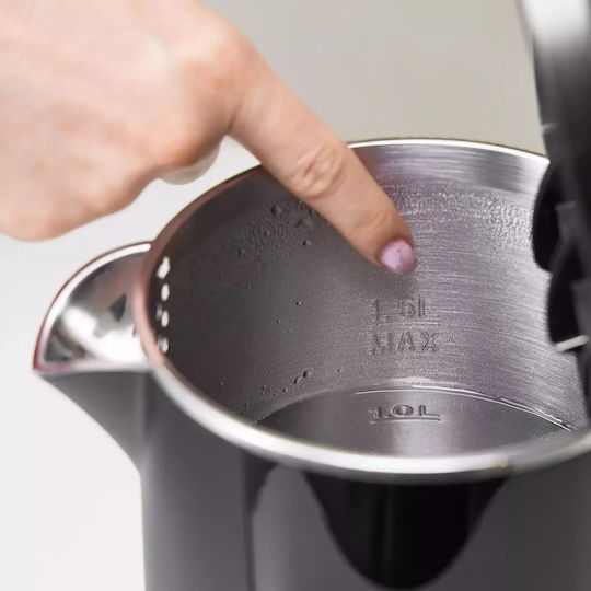 MPM Fierbător 1.5lt 2200W Negru