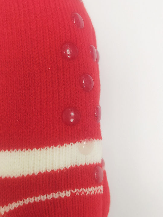 Gladys Kindersocken Rutschfest Red