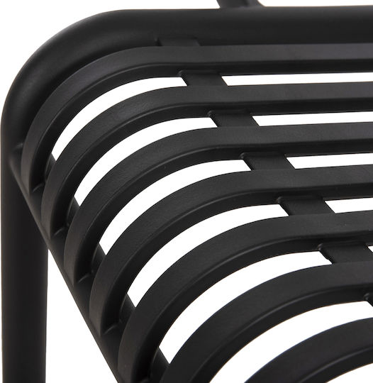 Scaun De Exterior Din Polipropilenă Convee Negru 55x52x79cm