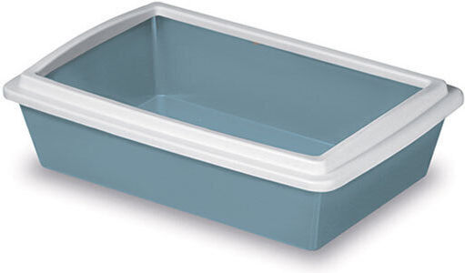 Stefanplast Cat Litter Tray 2 Cat Basin Gray L50 x W32 x H12cm