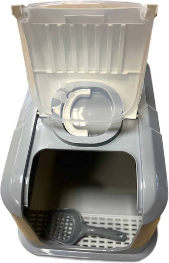 Katzentoilette Geschlossen Gray L58 x B42 x H42cm