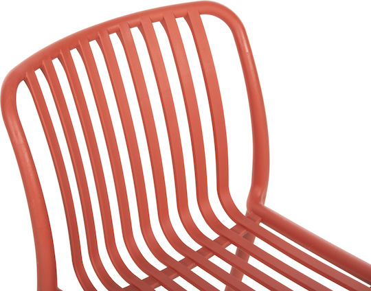 Outdoor-Stuhl Polypropylen Convee Red 48x52x79εκ.