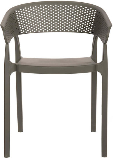 Scaun De Exterior Din Polipropilenă Perfoe Verde 53.5x50.5x73cm