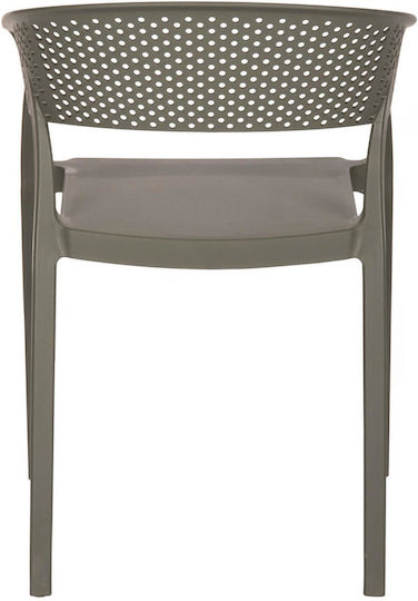 Scaun De Exterior Din Polipropilenă Perfoe Verde 53.5x50.5x73cm