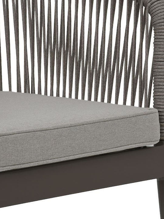 Fotoliu de exterior Aluminiu Altina Maro 57x62x81cm