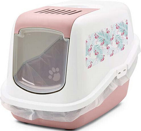 Savic Sa Nestor Impression Cat Toilet Closed Gray L56 x W39 x H38.5cm