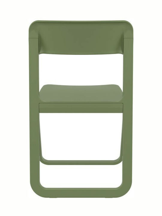 Outdoor Chair Polypropylene Dream Olive Green 48x52x82cm