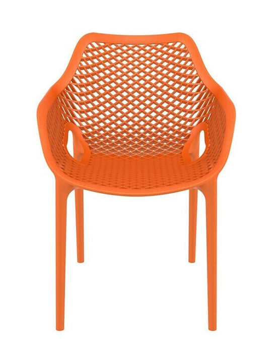 Scaun De Exterior Din Polipropilenă Air XL Portocaliu 57x60x81cm