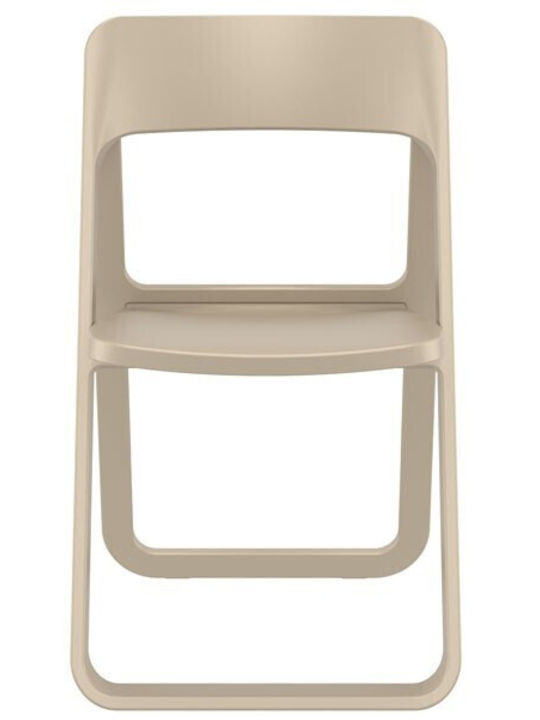 Outdoor-Stuhl Polypropylen Dream Dove Grey 48x52x82εκ.