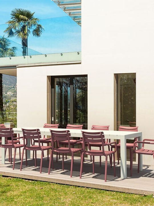 Градински Стол От Полипропилен Paris Marsala 58x59x84см