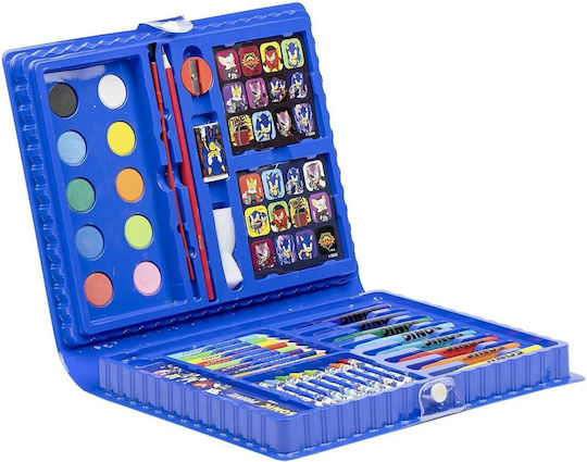 Cerda Sonic Prime Colouring Set in Case 45.3x26.7cm 43 Pieces