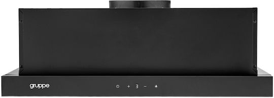 Gruppe Ammos Forte Schiebbarer Dunstabzug 60cm Schwarz