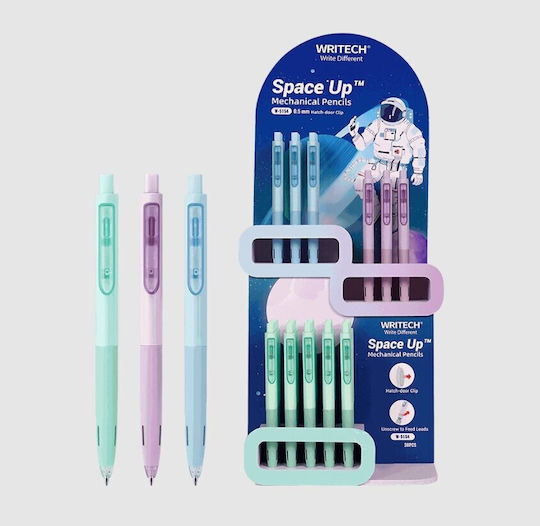 Writech Mechanischer Bleistift zum Zeichnen 0.7mm 12Stück Lila