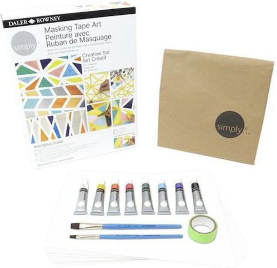 Daler Rowney Simply Masking Tape Art Σετ Ζωγραφικής 30x23cm 22τμχ