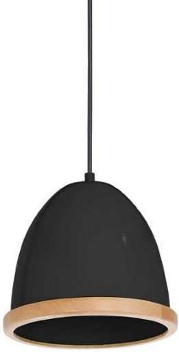 Eko Light Κρεμαστό Φωτιστικό Μαύρο με Σχοινί 21x21εκ.