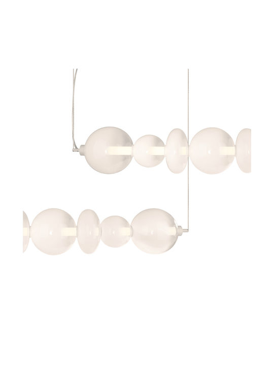 Eko Light Κρεμαστό Φωτιστικό Λευκό LED