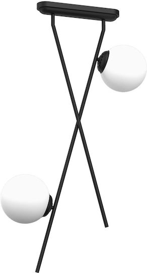 Eko Light Lustră Negru cu Dulie E14, E.14