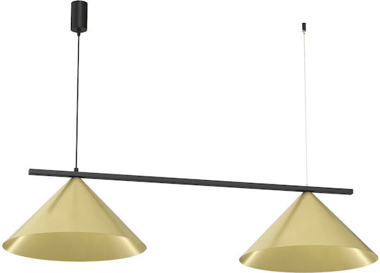 Eko Light Κρεμαστό Φωτιστικό Μπρούτζινο με Ντουί GX53