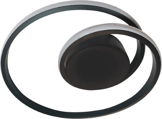Eko Light Plafonieră de Tavan Neagră cu LED Integrat