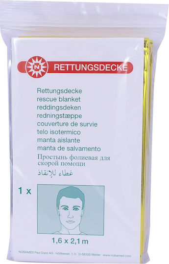 Nobamed Pătură de Supraviețuire din Aluminiu