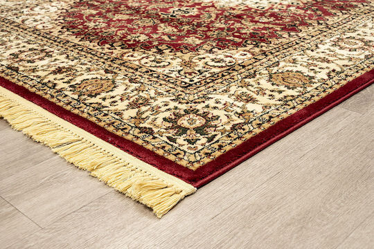Newplan Χαλί με Κρόσια με Πλάτος 80cm Burgundy (τιμή ανά μέτρο)