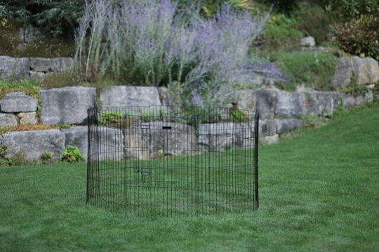 Kerbl Park Dog made of Metal in Black Color 57 x 78cm