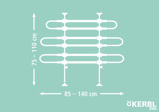 Kerbl Car Divider for Dog 85-140cm x 75-110cm