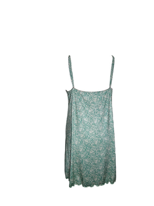 Elite Winter Damen Nachthemd Green