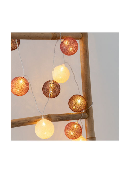 Dune Lichterkette Mit LED 1,65m Mit 10 Bällen