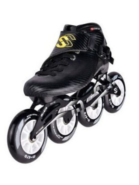 Micro Dynamic Speed Skate Micro Inline Rollers Μαύρα Ενηλίκων