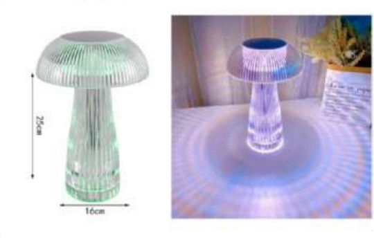 Φωτιστικό LED Θερμό Λευκό Μανιτάρι Φωτιστικό LED Θερμό Λευκό Μανιτάρι