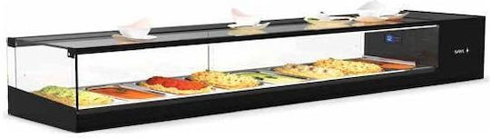 Sayl Barcelona Maintenance Surface Tabletop with Capacity 8x1/3 GN 168x38x22.5cm VTLG8
