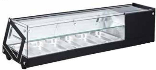 Karamco Freezing Showcase Tabletop with Capacity 6x1/3 GN 148.5x39.5x37.5cm Cs84/fs84l