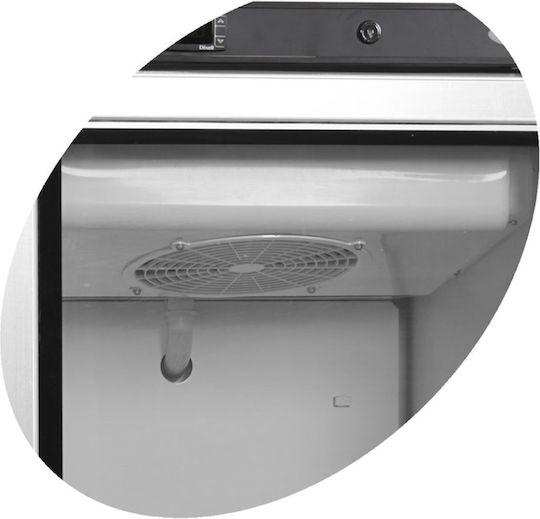 Tefcold Freezing Showcase Floor with 4 Levels with Capacity 400lt 60x60x185cm
