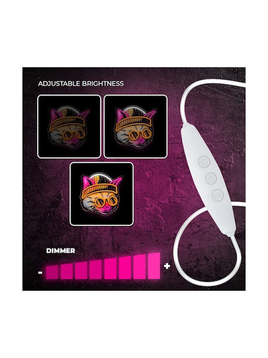 Forever Light Neon Διακοσμητικό Φωτιστικό LED 32.5εκ.