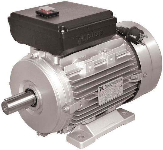 Plus Μονοφασικός Ηλεκτροκινητήρας 2hp Μέγιστων Στροφών 1400rpm με Σφήνα 220V