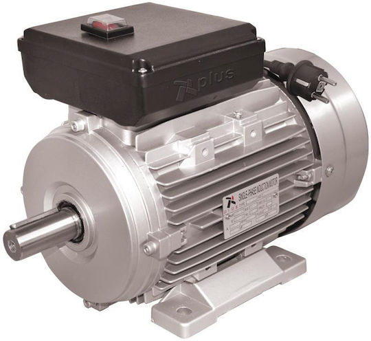 Plus Μονοφασικός Ηλεκτροκινητήρας 4hp Μέγιστων Στροφών 2800rpm με Σφήνα 220V