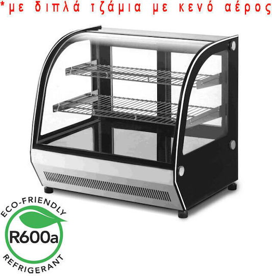 Lappas Βιτρίνα Συντήρησης Επιτραπέζια με 3 Επίπεδα με Χωρητικότητα 210lt 120x53x73cm