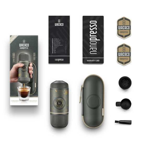 Wacaco Nanopresso Dark Souls Edition Electric Portable Espresso Machine 18bar with 8g Coffee Container