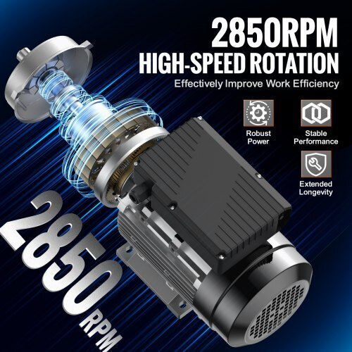 Single-phase Electric Motor 2.2 Kw 2800 Rpm 90l B3 Frame 13.8 A 220 V/50 Hz Shaft Length 50 Mm
