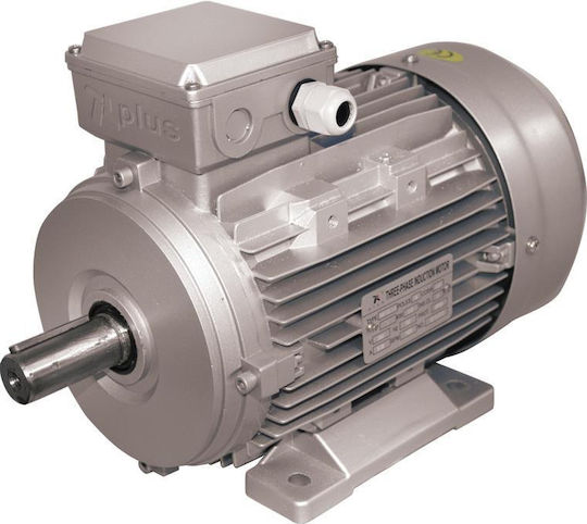 Plus MS100L22 Τριφασικός Ηλεκτροκινητήρας 5.5hp Μέγιστων Στροφών 2800rpm με Σφήνα 380V